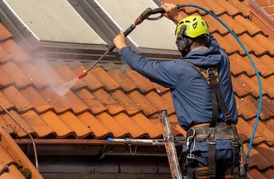 Démoussage et hydrofuge de toiture à Liessies